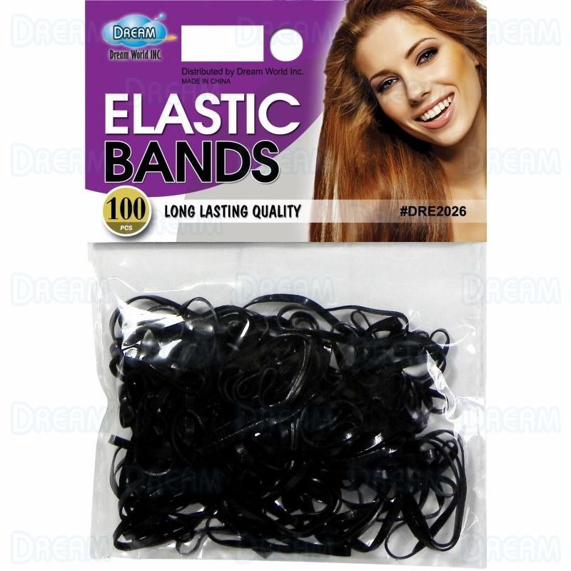 DREAM ELASTIC BAND JUMBO 100CT Black image 0