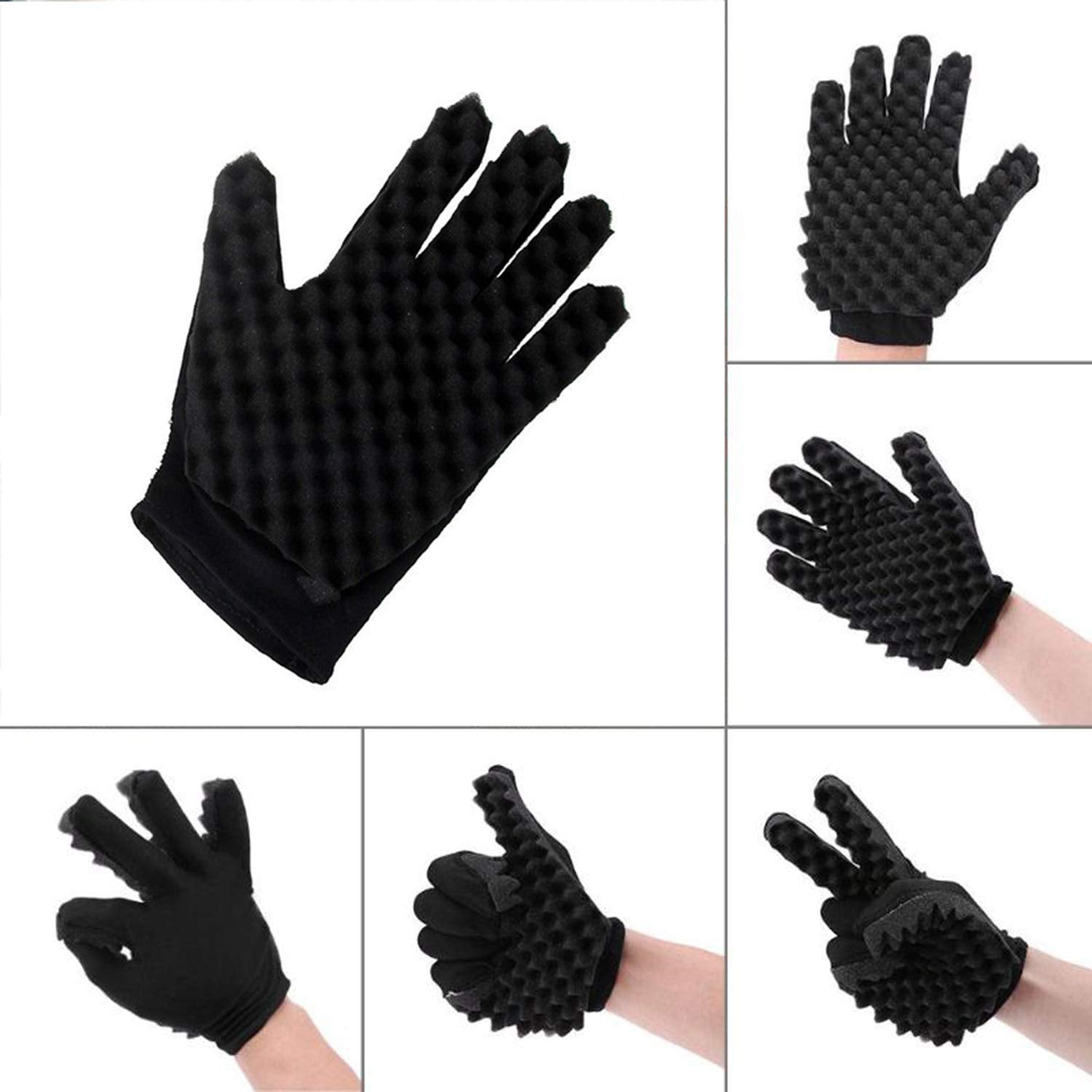 Magic Hair Curling Sponge Glove image 2