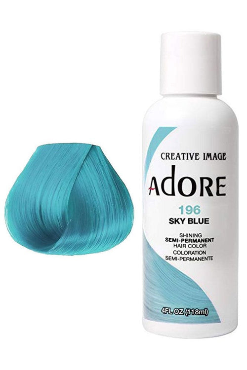 Adore Semi Permanent Color - Sky Blue 196 118ml image 0