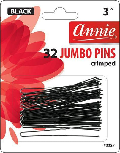 ANNIE 3" JUMBO CRIMPED HAIR PINS 32CT image 0