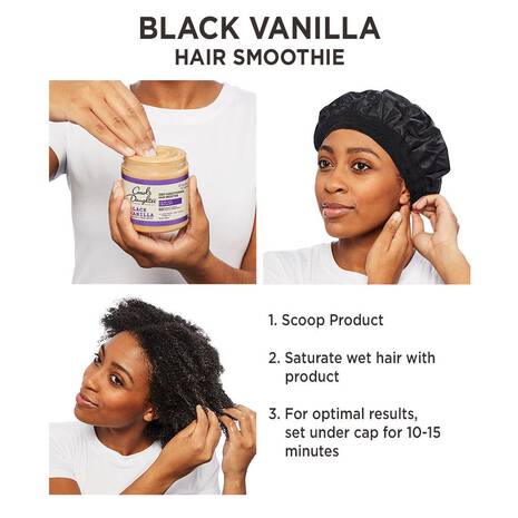 BLACK VANILLA MOISTURE & SHINE HAIR SMOOTHIE image 3