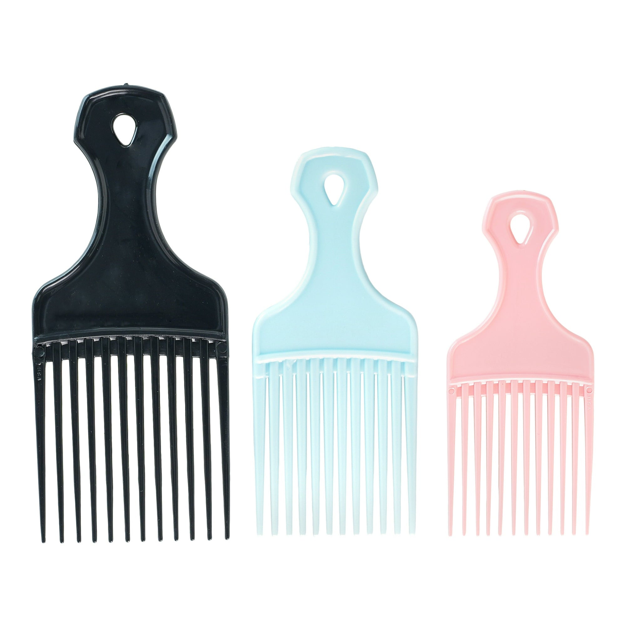 Conair Lift & Define Detangling Hair Pick Combs in Multi-Size Pack image 2