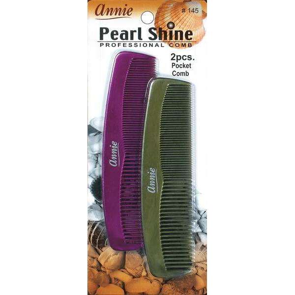Annie Pearl Shine Combs Pocket 2Ct Asst Color image 0