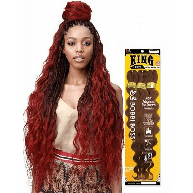 Bobbi Boss King Tips Body Wave 28" 3x (COLOR #4) image 0
