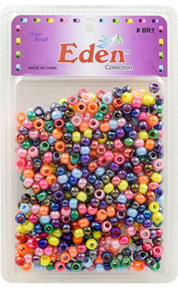Eden Small Hair Beads - Glossy Assorted Jumbo Pack #BR1AAB image 0