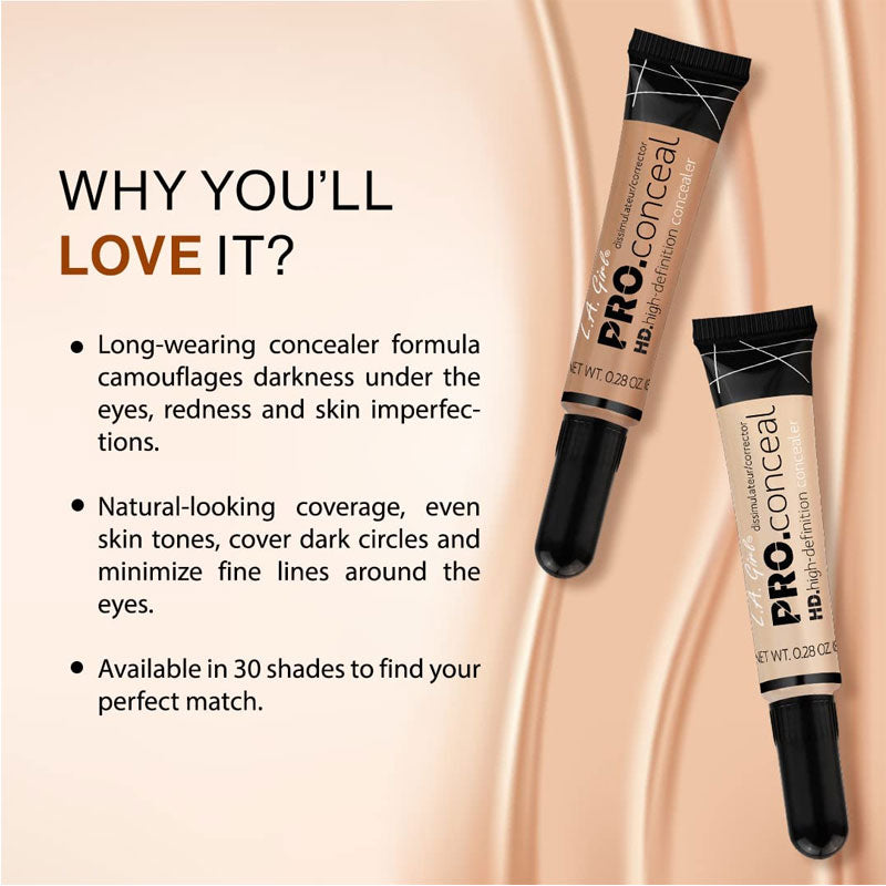 L.A. Girl HD Pro Concealer 8g - GC971 Classic Ivory image 1