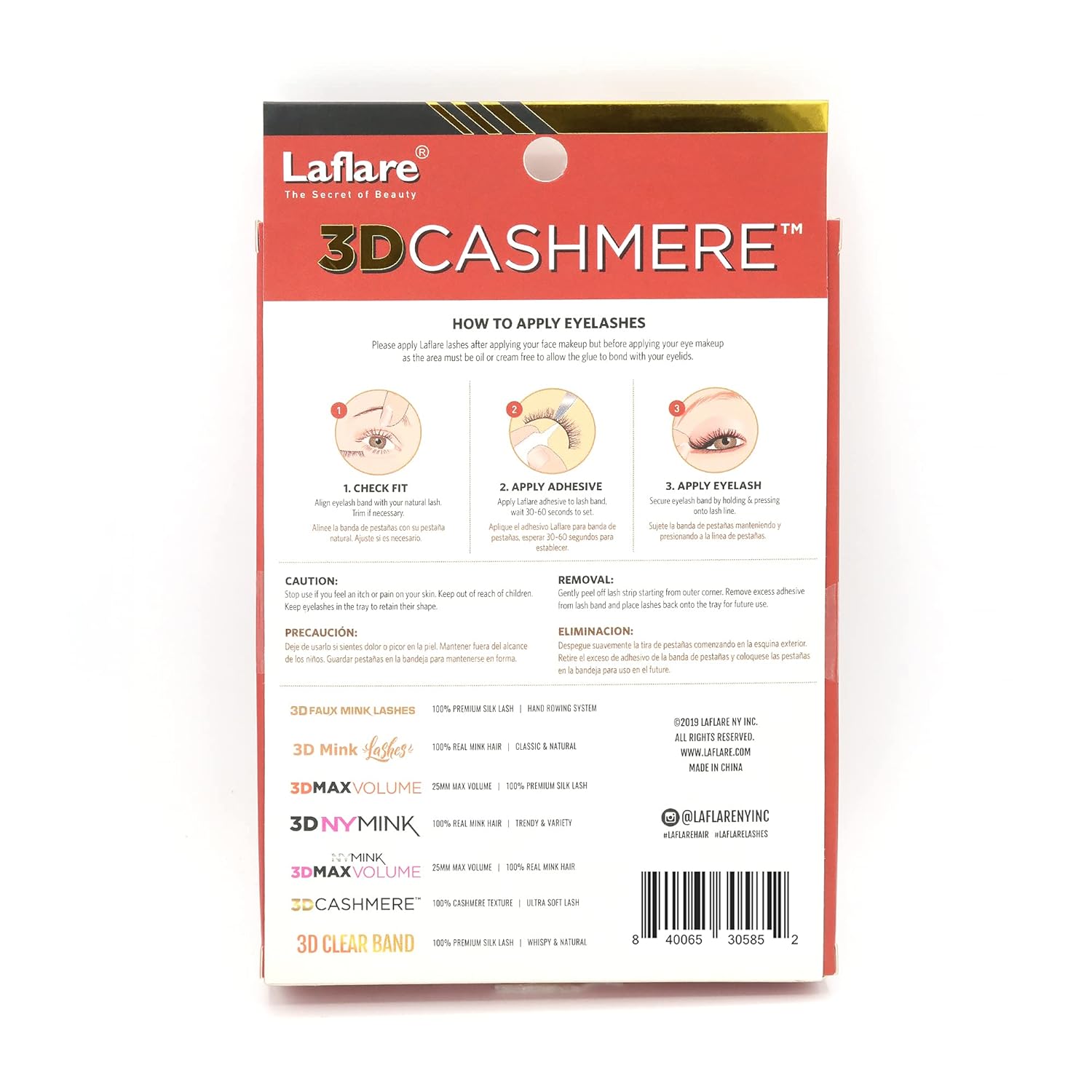 Laflare 3D Cashmere False Eyela image 1