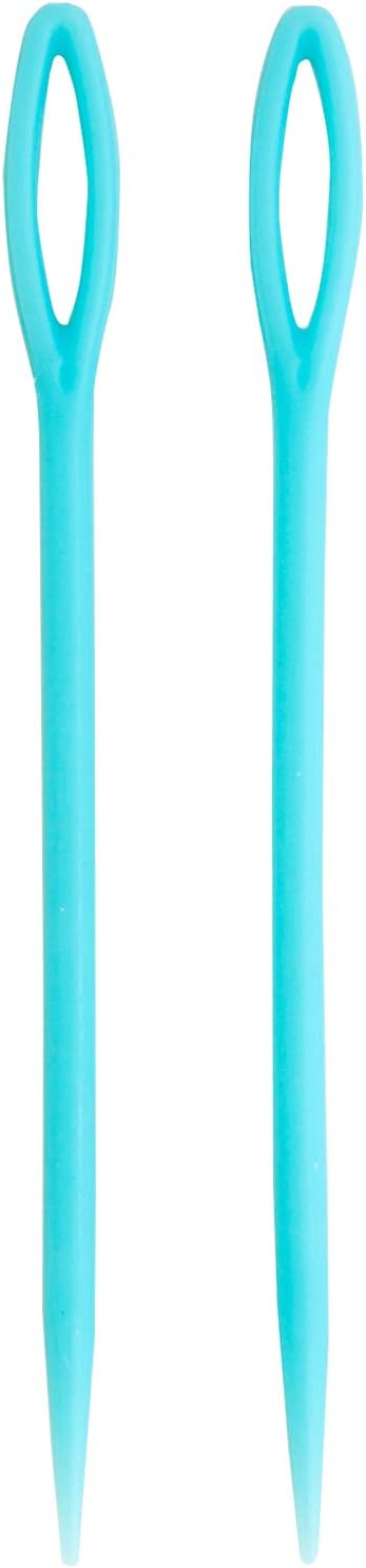 Boye Plastic Yarn Sewing Needle Set, 2pc,blue image 1