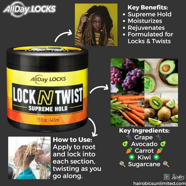 All Day Locks Lock N Twist Supreme Hold 15oz image 3