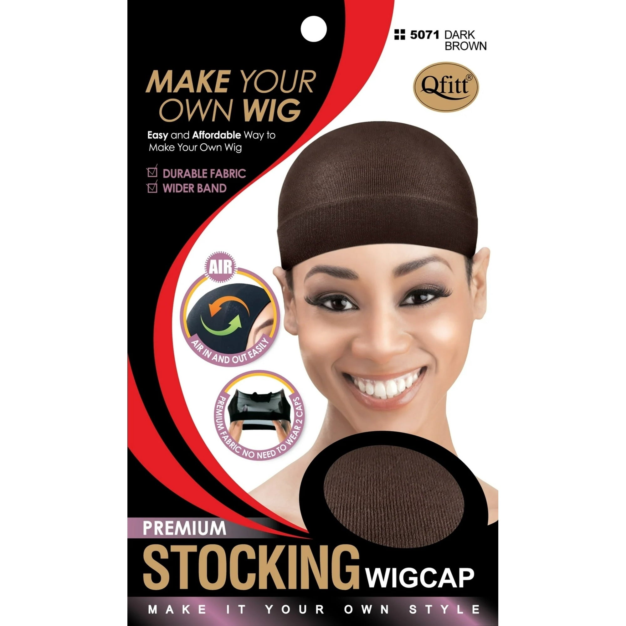 Qfitt - Premium Stocking Wig Cap image 1