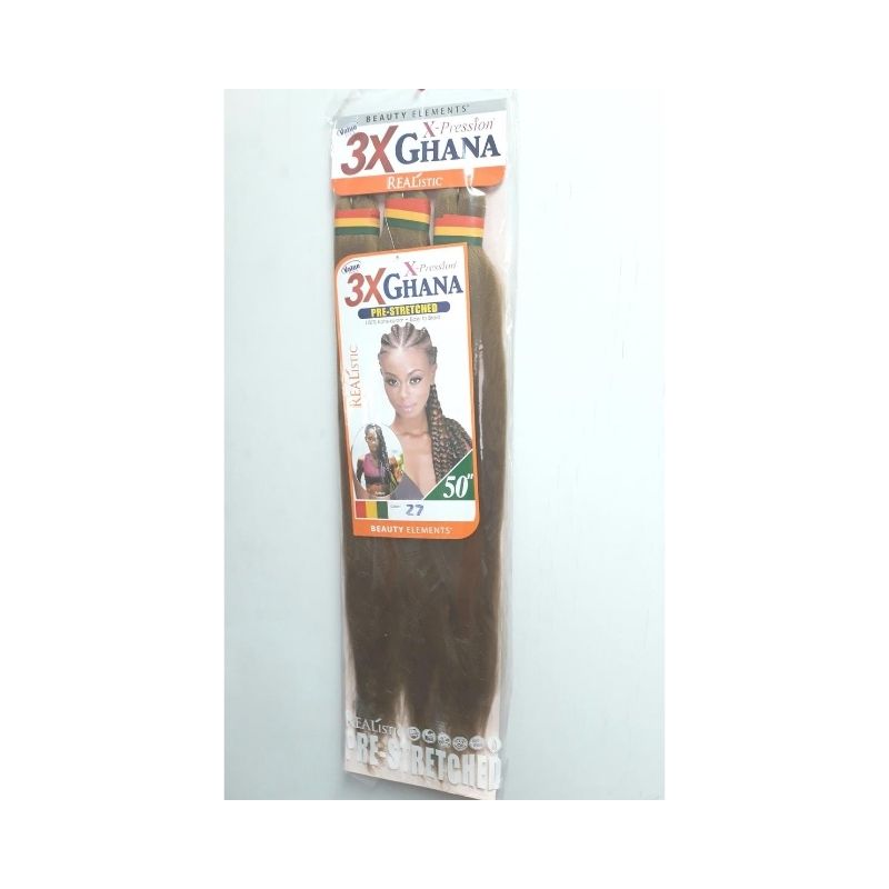 BEAUTY ELEMENTS REALISTIC 3X GHANA X-PRESSION PRE-STRETCHED image 2