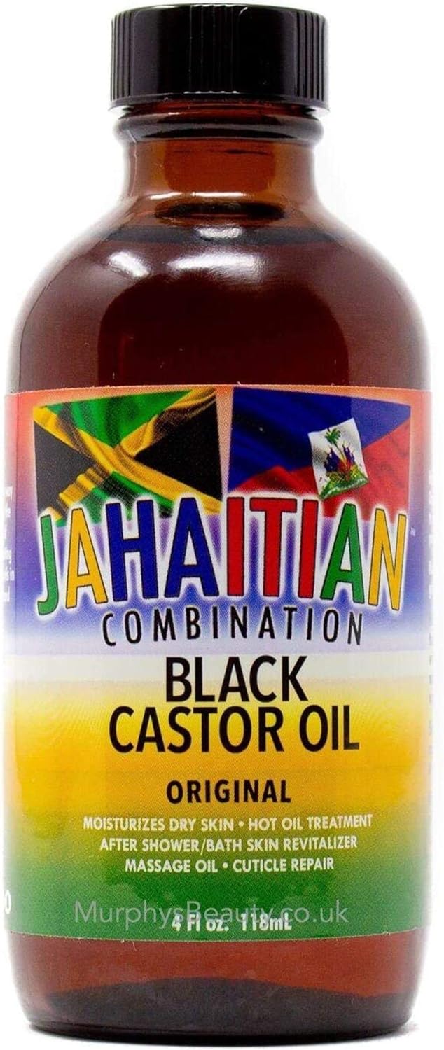 Jahaitian Combination | Black Castor Oil Original (4oz) image 0