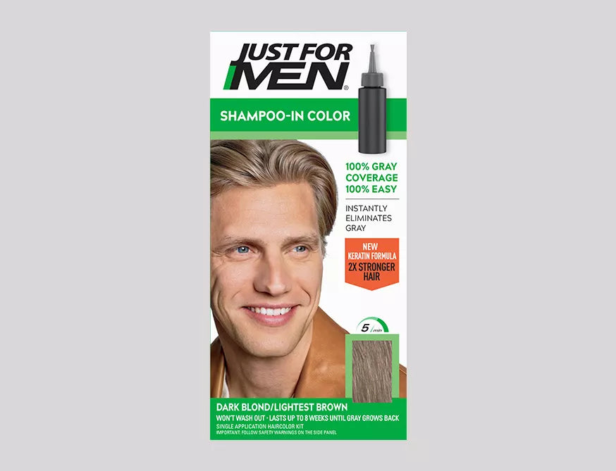 Just For Men Shampoo-In Color (Original Formula) — H-15 Dark Blond/Lightest Brown