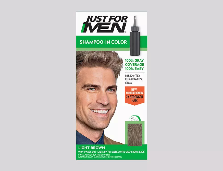 Just For Men Shampoo-In Color (Original Formula) — H-25 Light Brown