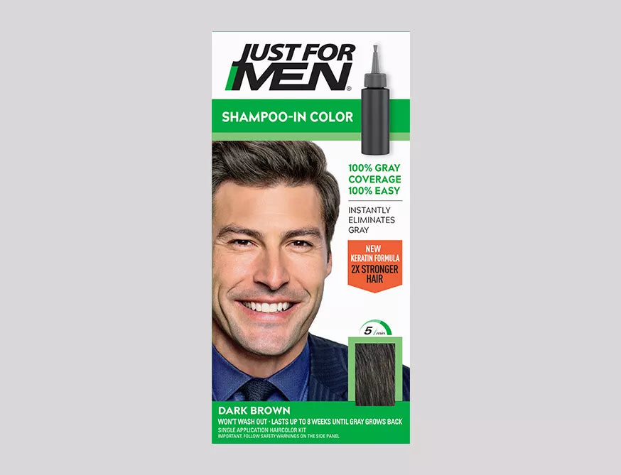 Just For Men Shampoo-In Color (Original Formula) — H-45 Dark Brown