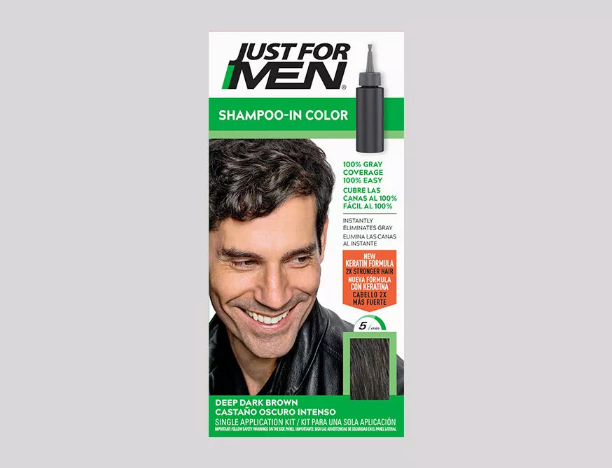 Just For Men Shampoo-In Color (Original Formula) — H-46 Deep Dark Brown