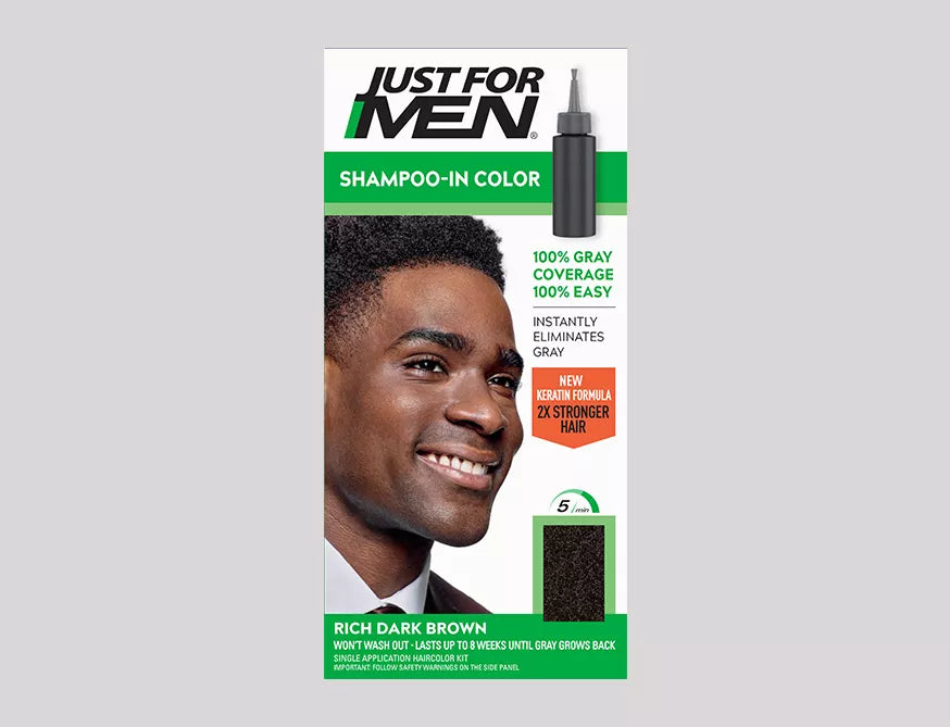 Just For Men Shampoo-In Color (Original Formula) — H-47 Rich Dark Brown