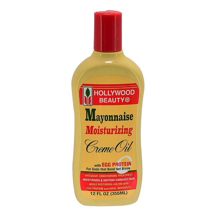 HOLLYWOOD BEAUTY Mayonnaise Moisturizing Creme Oil (12oz) image 0