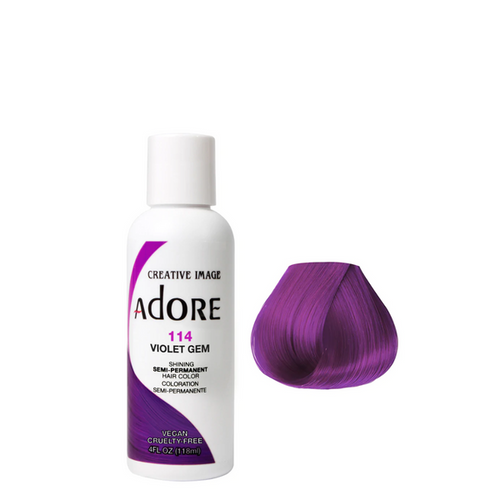Adore Semi Permanent Hair Color - 114 Violet Gem image 0