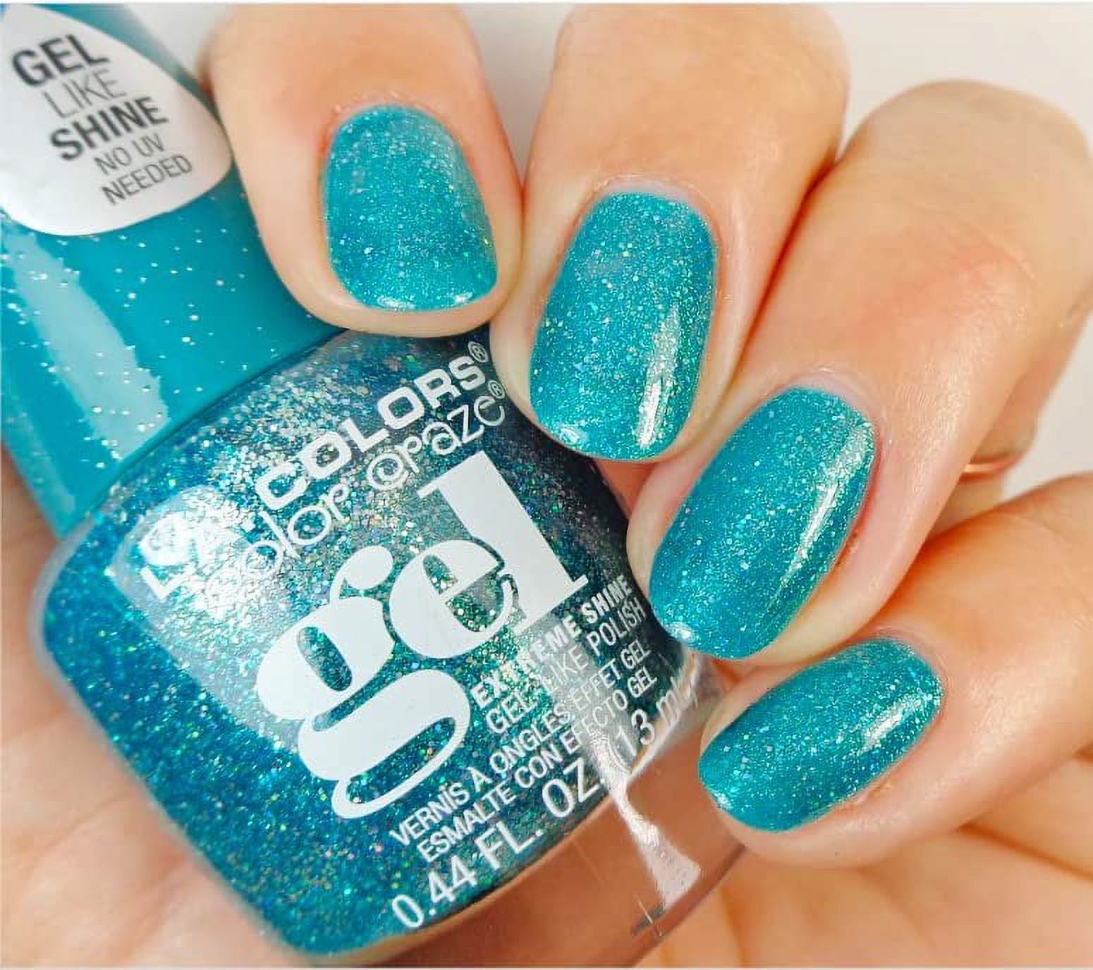 Color Craze Shimmer Gel Polish CNL281 Riot image 2