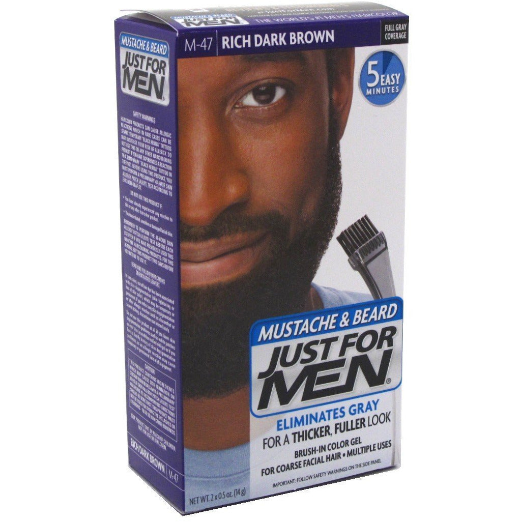 Just For Men Mustache & Beard Rich Dark Brown image 0