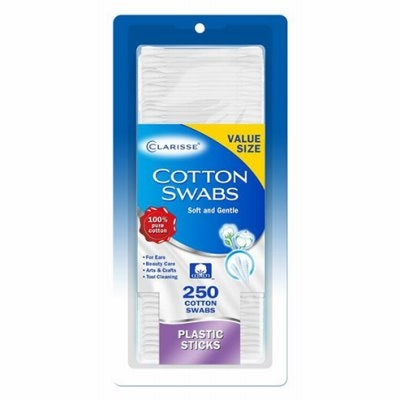 CLARISSE Cotton Swabs, 250-ct. image 0