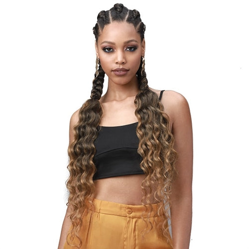 Bobbi Boss Synthetic Pre Stretched Braid - 3X KING TIPS OCEAN WAVE 28 image 0