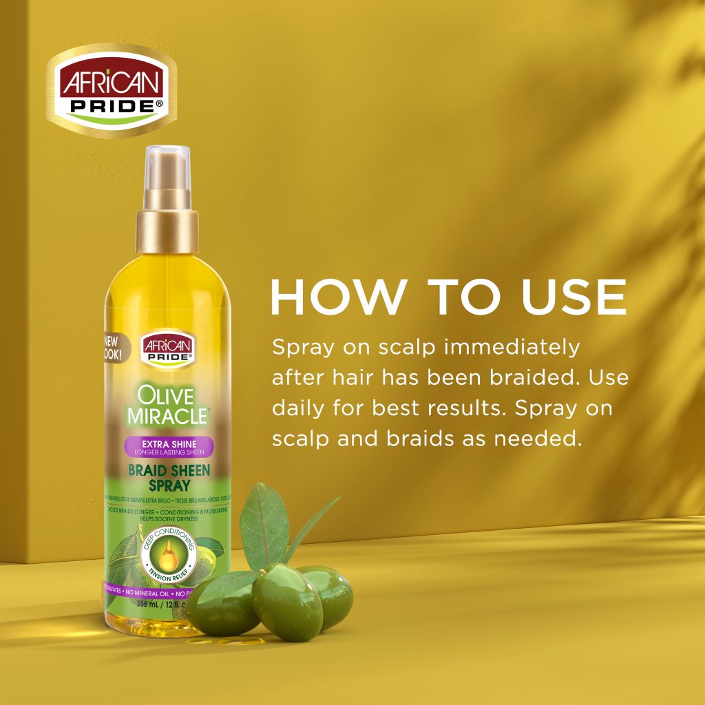 BRAID SHEEN SPRAY, EXTRA, 12FL OZ image 1