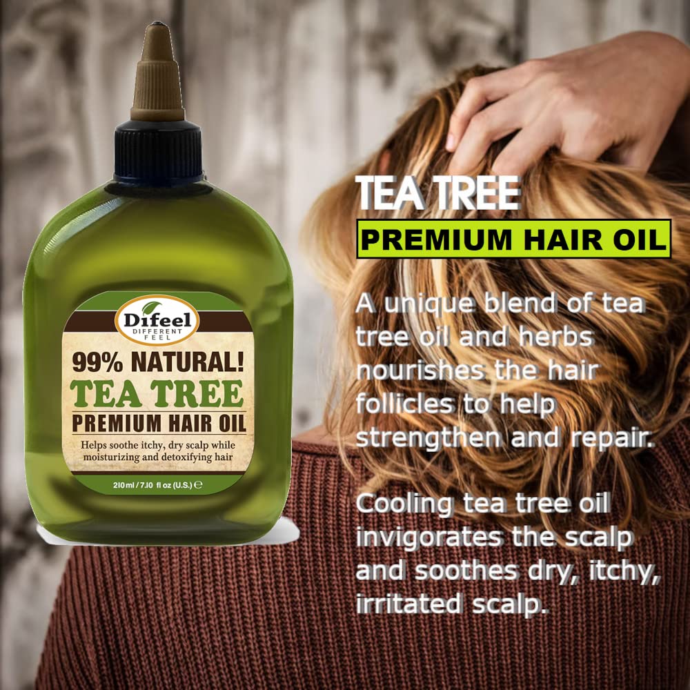 Difeel Premium Natural Hair Oil - Tea Tree Oil image 1