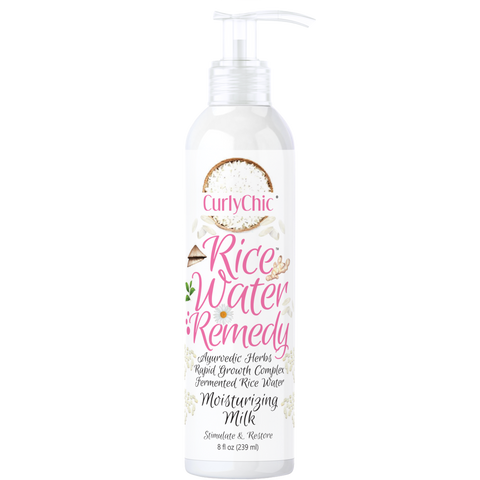 CurlyChic Rice Water Remedy Moisturizing Milk 8oz image 0
