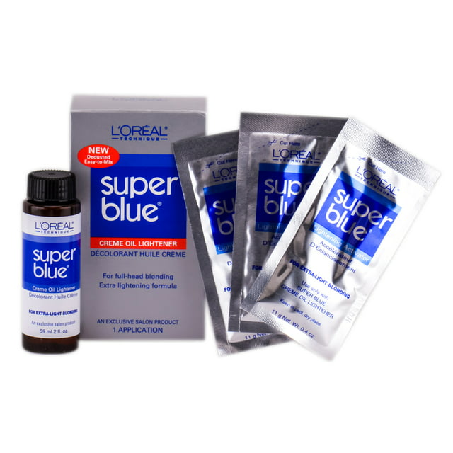 L'Oreal Technique Super Blue Creme Oil Lightener Kit - Option : 1 Application image 0