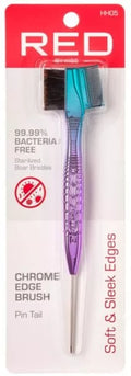 RED BY KISS: EDGE BRUSH CHROME - PIN TAIL image 0