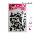 BELLO COLLECTION LARGE BEADS BLACK/CLEAR #38812 image 0