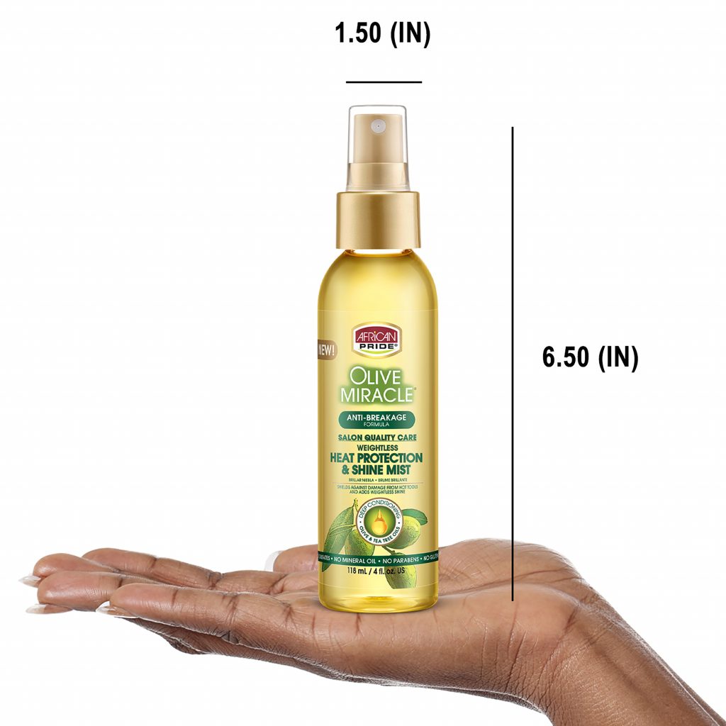 HEAT PROTECTANT & SHINE MIST, 4FL OZ image 5