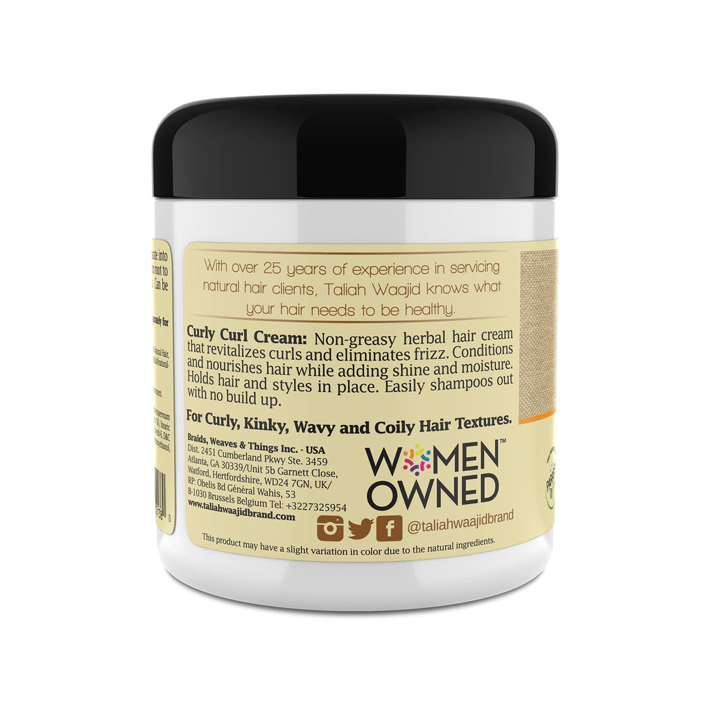 Taliah Waajid Curl Curly Cream 6oz image 1