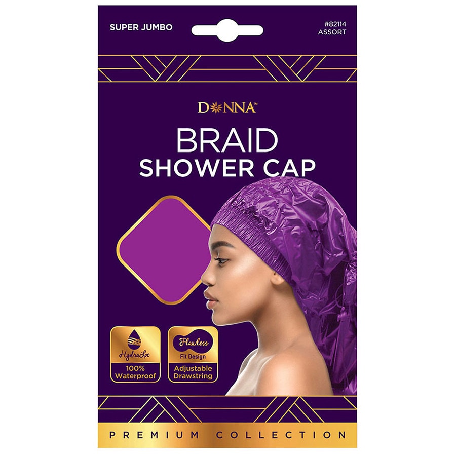 Donna Braid Shower Cap Assorted image 0