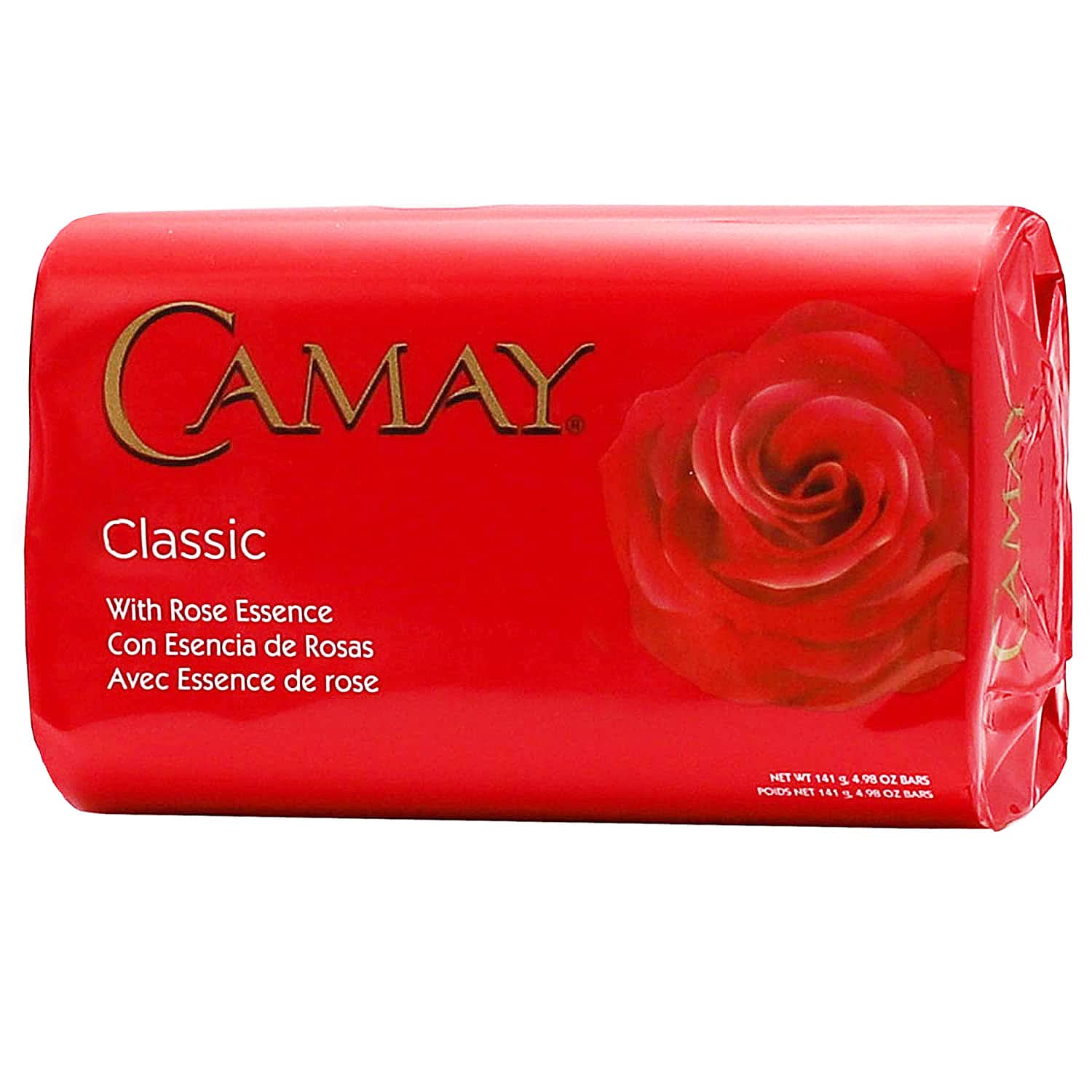 Camay Classic Rose Essence Scented Beauty Bar Soap image 3