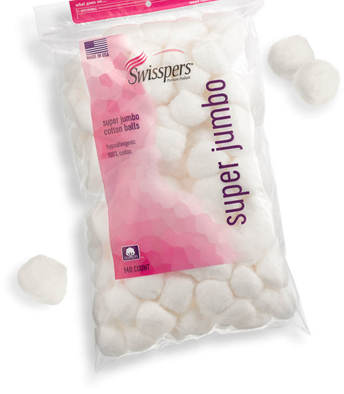 SWISSPERS COTTON BALLS 100'S image 0