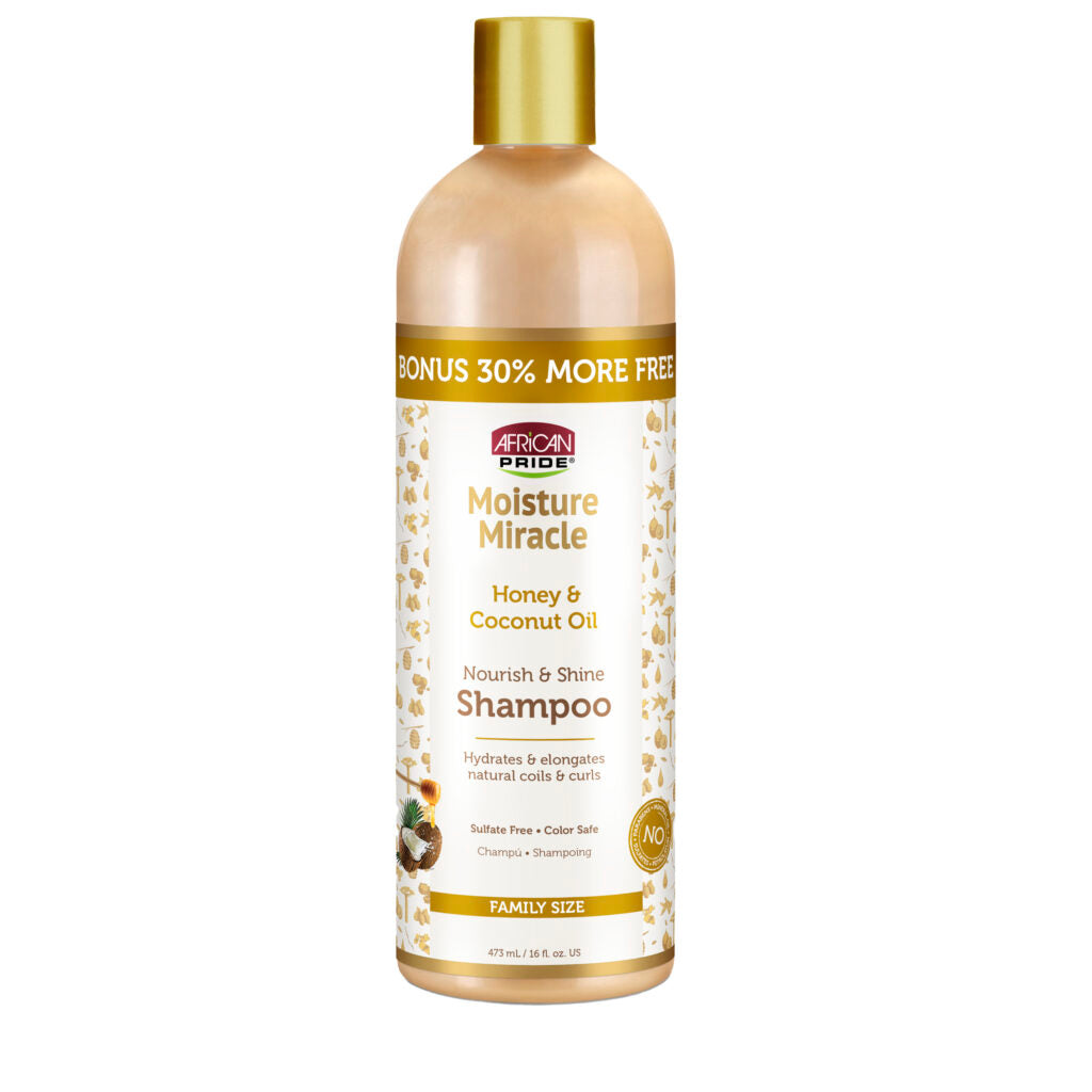HONEY & COCONUT OIL SHAMPOO, 16OZ image 0
