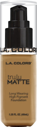 L.A. COLORS Truly Matte Foundation, Cafe, 1.35 Fl. Oz. image 0