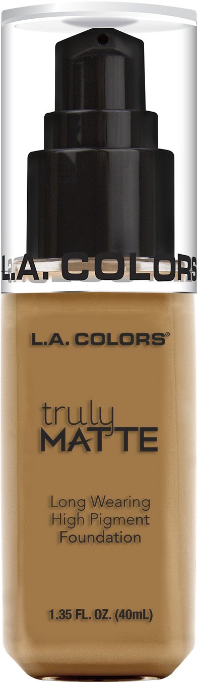 L.A. COLORS Truly Matte Foundation, Cafe, 1.35 Fl. Oz. image 0