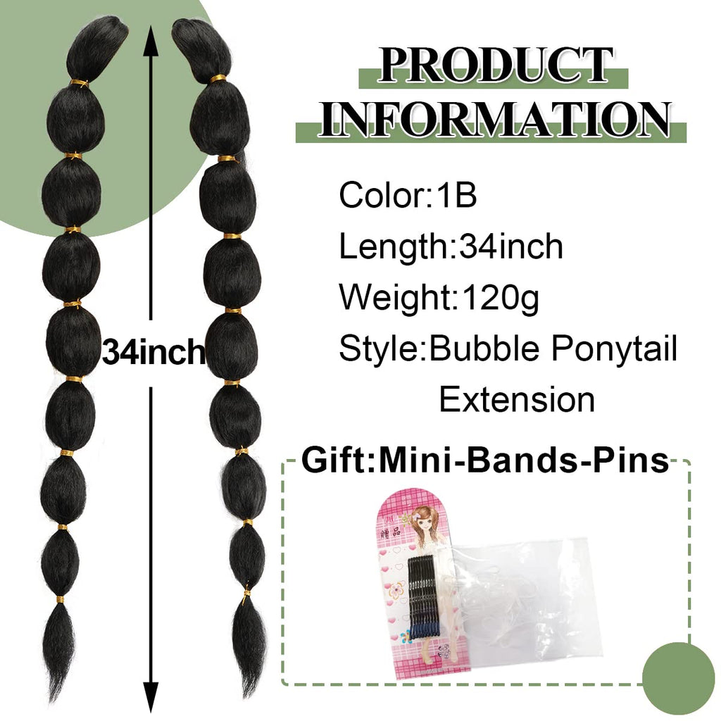 Bello Hair Ponytail Bubbles Cea image 2