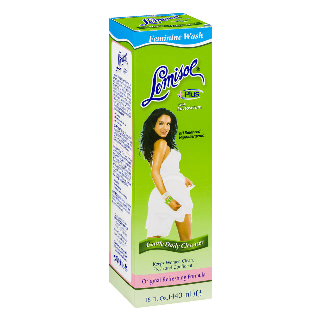 Lemisol Feminine Wash Plus Gentle Daily Cleanser, 16 fl oz image 1