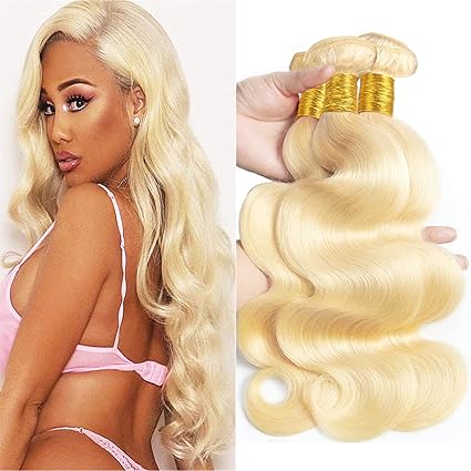 613 Bundles Blonde Bundles Human Hair 22" image 0