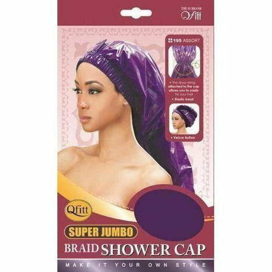 QFITT: SUPER JUMBO BRAID SHOWER CAP image 0