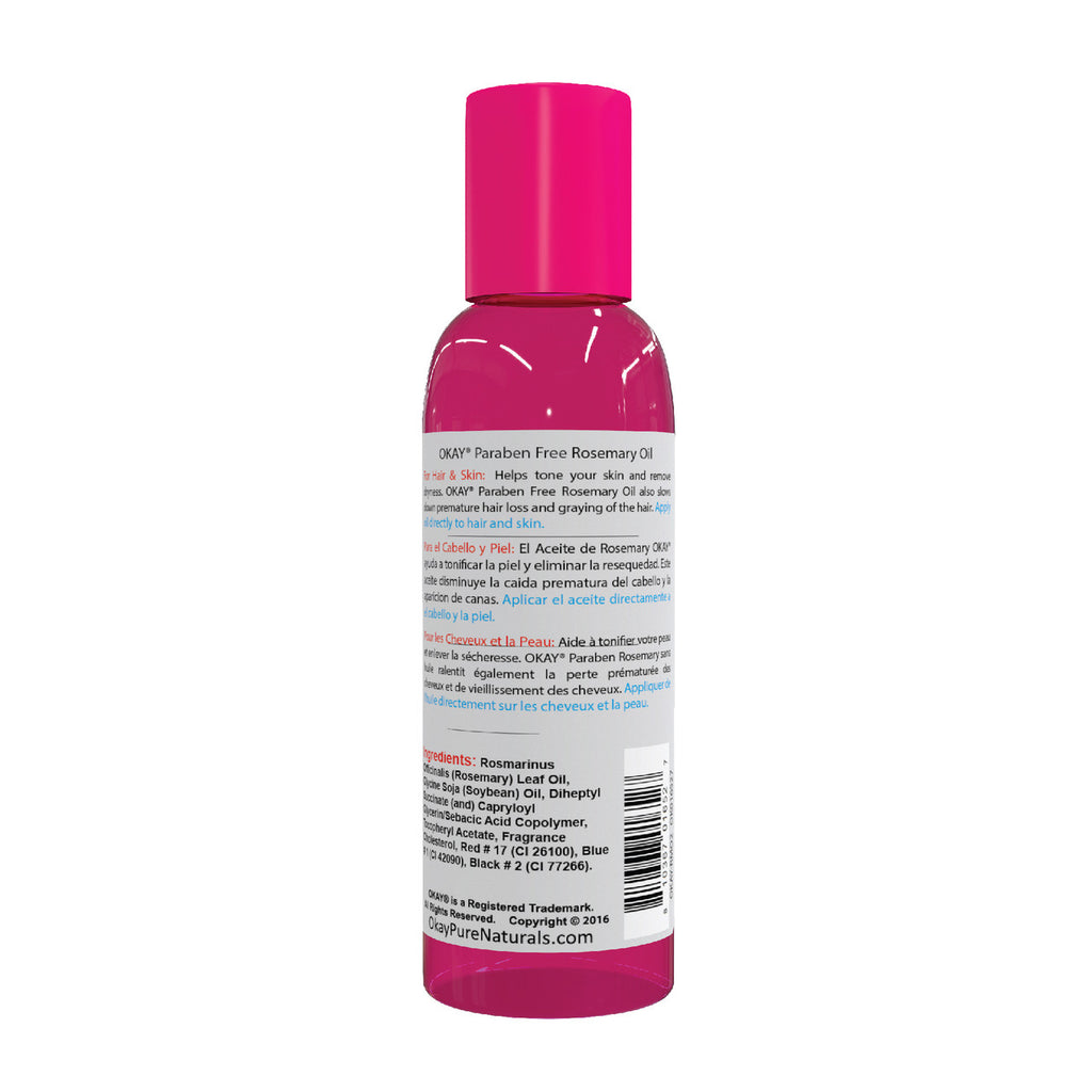 OKAY ROSEMARY BLENDED OIL for HAIR and SKIN 2oz / 59ml image 1