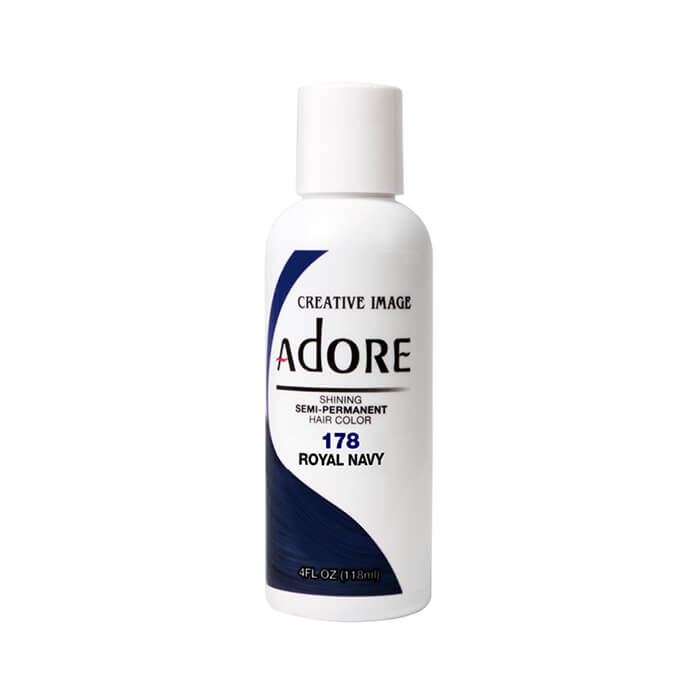 Adore Semi Permanent Hair Colour Royal Navy 178 118ml image 0