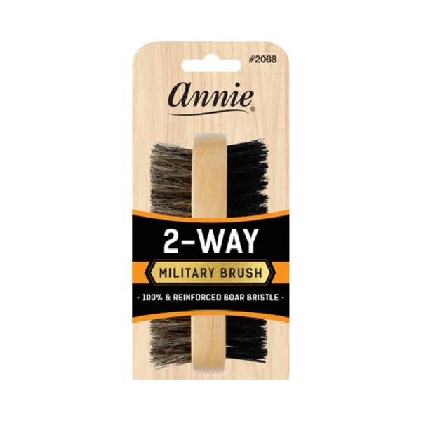 Annie Two Way Military Brush Boar Bristle Soft and Hard image 0
