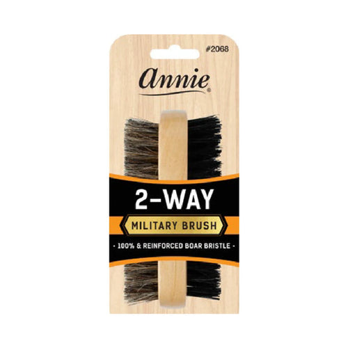 Annie Two Way Military Brush Boar Bristle Soft and Hard image 0