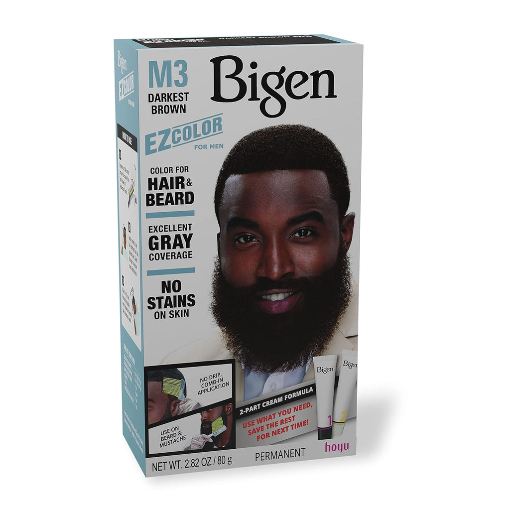 M3 Bigen EZ Color for Men Darkest Brown - 3 Pack image 2
